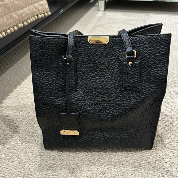 Burberry Grained Leather Woodbury Tote - Picture 2 of 11
